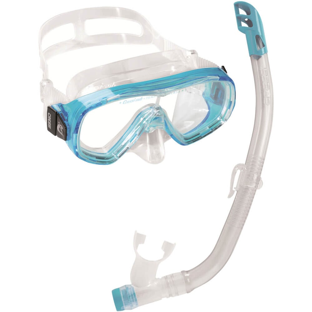Cressi Ondina Jr + Top Kids Mask Snorkel Combo 7-13yrs