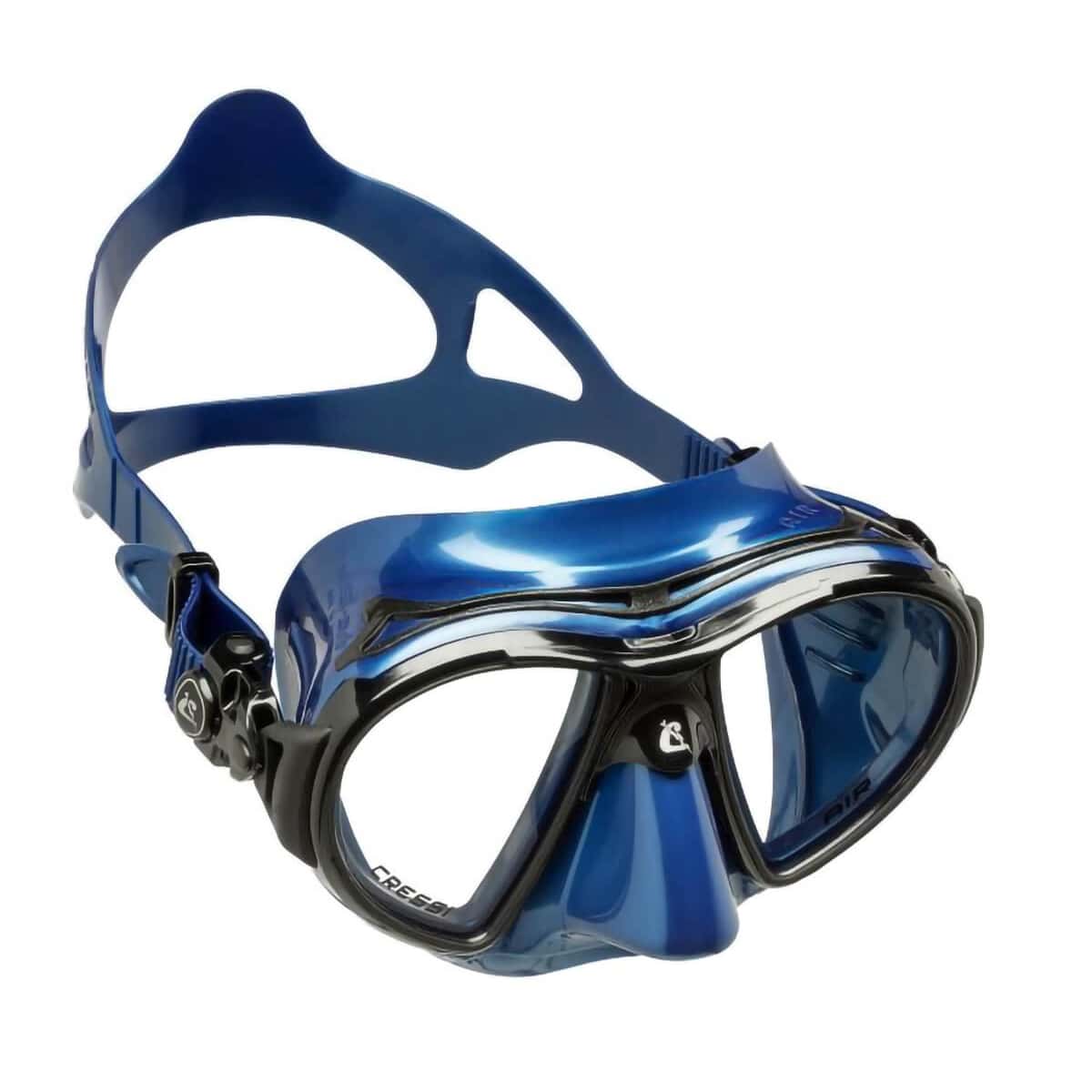 Cressi Air Crystal Dive Mask - Clear + Dark Skirt
