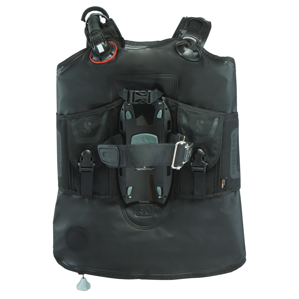 Scubapro Hydros Pro 2 BCD + Standard Monorail Weight Pockets
