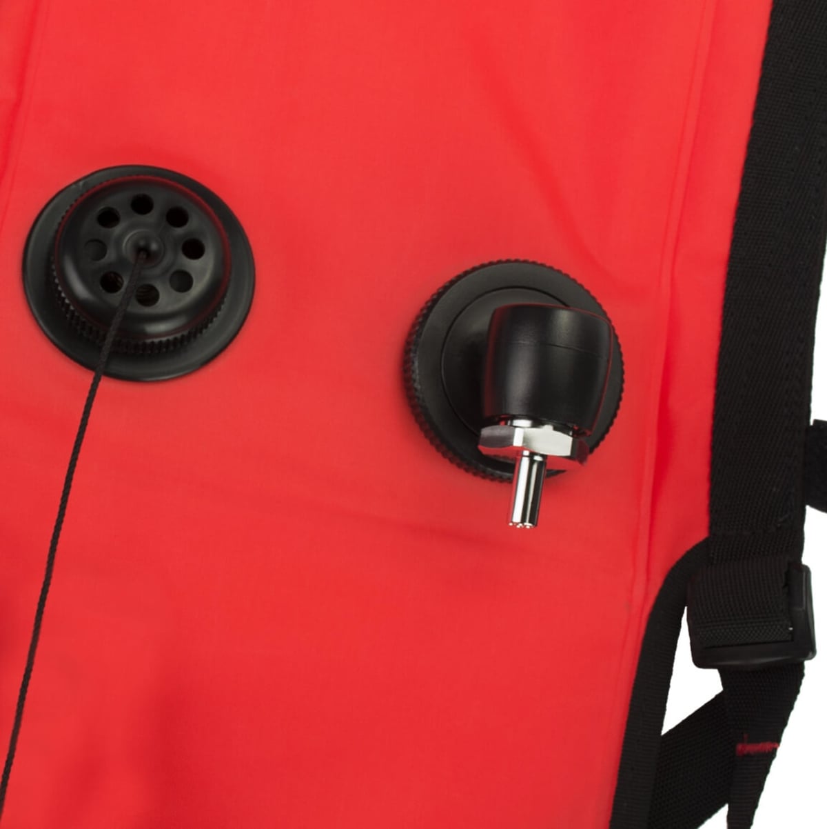 AP Diving 3m Self Sealing SMB Hi Viz Red With EasyFil Adapter