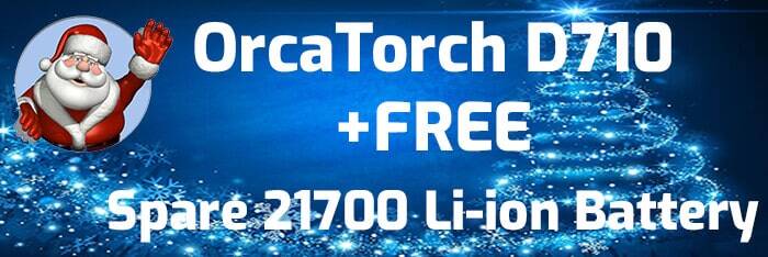OrcaTorch D710V Video Light + ZJ17 Mini Base Bundle
