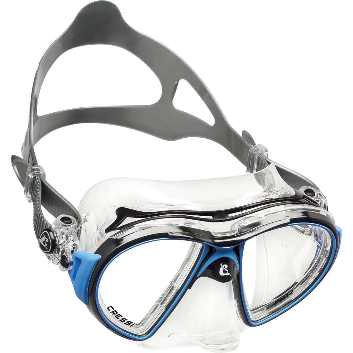 Cressi Air Crystal Dive Mask - Clear + Dark Skirt