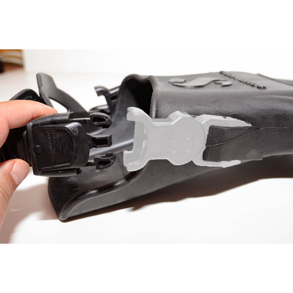 Scubapro Twin Jet Fin Strap/Male Buckle Kit