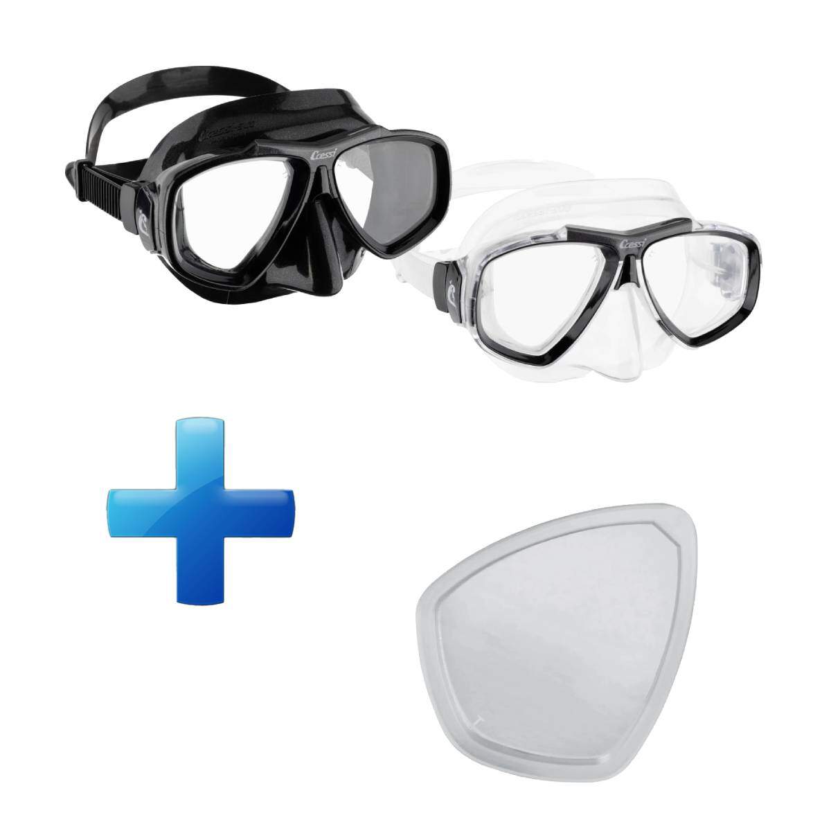 Cressi Focus Mask + Fitted Corrective Lenses